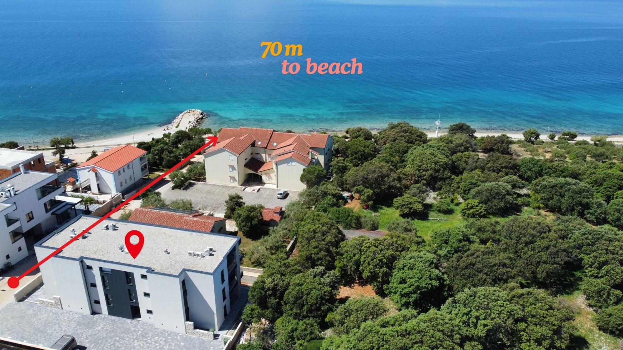Lili Rose Mandre - Exclusive Family Apartments With Sea View, Just Steps From Beach Exteriér fotografie